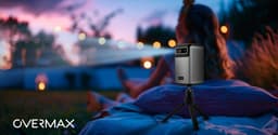 Overmax Multipic 8.1 Tragbarer 4K Beamer - kabellos mit Android 9.0 - Auto-Fokus und Keystone-Korrektur - 2,5 Stunden Akku - 5000 Lumen Helligkeit - Dual-Band WiFi und Bluetooth 5.0 - ideal für Heimkino und Outdoor — thumbnail 4