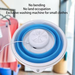 Draagbare Mini Wasmachine - Opvouwbare Wasmachine - Thuis Wasmachine - Camping - USB - 10L - 6W - Mini wasmachine — thumbnail 4