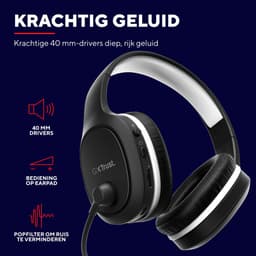 Trust GXT 391 Thian - Draadloze Gaming Headset - Geschikt voor Playstation - PS4 PS5 Zwart — thumbnail 14