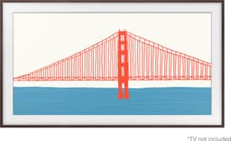 Samsung - The Frame (2021) - 55" Lijst - Walnoot - VG-SCFA55BWBXC — thumbnail 9