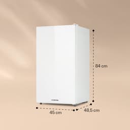 Klarstein Luminance Frost Koelkast - Capaciteit: 91 Liter - Energie-efficiëntieklasse E - Crispvak - 2 Glazen schappen - 3 Deurvakken - 41 Db - Temperatuurinstelling: 7 Standen - Wit — thumbnail 4