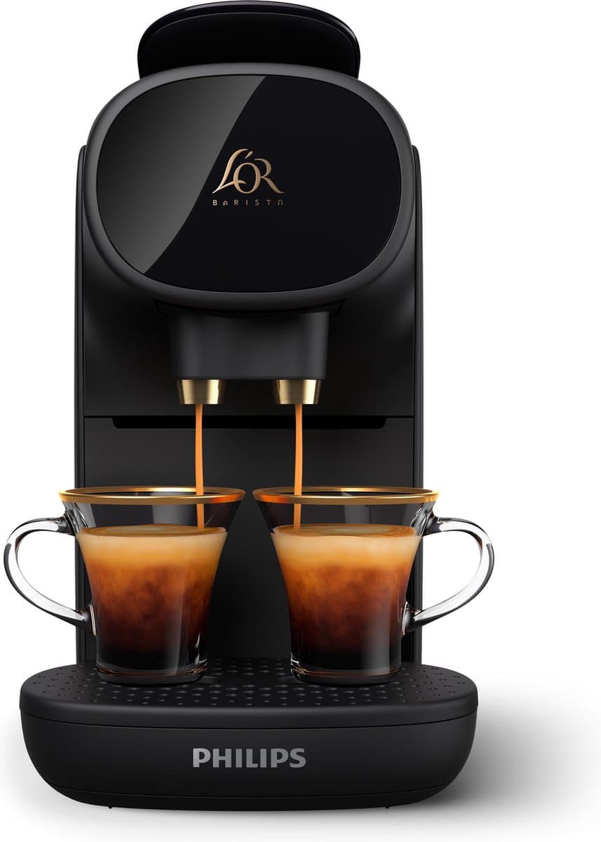 Philips L'OR Barista Sublime Koffiezetapparaat LM9012/60 - Geschikt voor Capsules - Koffiecupmachine en 9 Espresso en Barista Capsules - Zwart — afbeelding 1