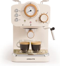 CREATE - Espresso-koffiezetapparaat - Gebroken wit - THERA RETRO — thumbnail 1