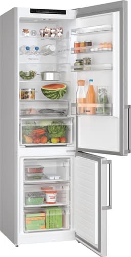 Bosch KGN39VLCT - Serie 4 - Koelvriescombinatie - RVS - Energielabel C - Total No Frost - nooit meer ontdooien - Zeer stil - VitaFresh XXL 0°C: houd etenswaren langer vers met extra ruime vershoudlades — thumbnail 4