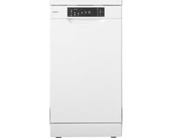 Inventum VVW4530AW smalle vaatwasser - 10 couverts - 45 cm breed - Bestekmand - 6 programma’s - Startuitstel - Energielabel D - Vrijstaand - Wit