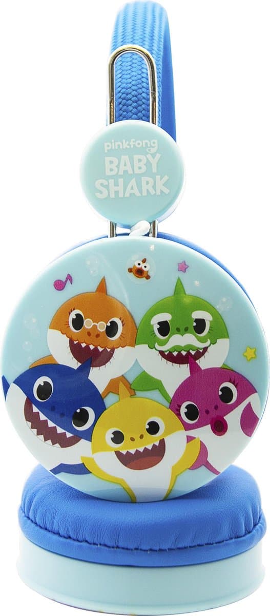 Baby Shark - kinderkoptelefoon - volumebegrenzing - verstelbaar (3-8j) — afbeelding 1