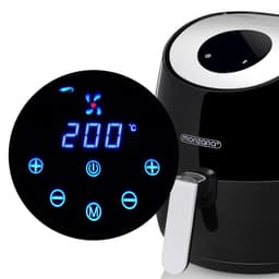 Monzana Heteluchtfriteuse - 3,6 liter 1500W 6 Programmas - Zwart — thumbnail 2