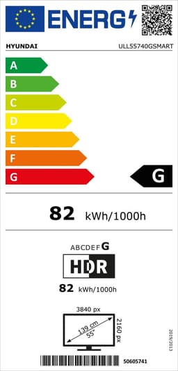 Hyundai - Android UHD Smart TV 55" (139cm) met Built-In Chromecast — thumbnail 2