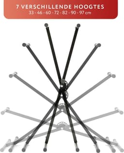 Keyboard Standaard - statief voor Keyboards - verstelbaar enkelvoudig X-frame — thumbnail 2