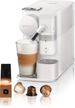Nespresso Original, De'Longhi EN510.W Lattissima One, Latte & Cappuccinosysteem voor één kopje, Koffiemachine met capsules, 1,0 Liter - Wit — thumbnail 1