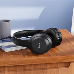 HOCO W30 Fun Move - Draadloze On-Ear Koptelefoon - Bluetooth 5.0 - Zwart — thumbnail 5