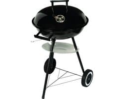 Master Grill MG913 - Houtskool Kogelbarbecue - Stalen Emmabekleding - Inclusief Wielen en Deksel