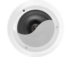 Plafond speaker - Power Dynamics CSAG6T inbouw speaker voor 100V systemen - 2-weg - 30W - 6,5 inch - Aluminium - Wit