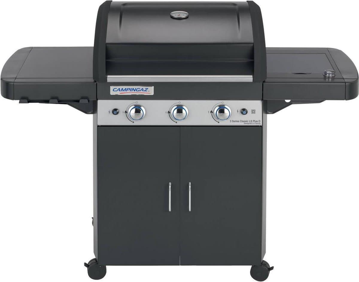Campingaz 3 Series Classic LS Plus Black Gasbarbecue - buitenkeuken met 3-Branders - Zwart — afbeelding 1