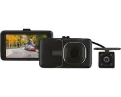 Guardo Full HD Dashcam - Voor-en achtercamera - 1080P - Zwart