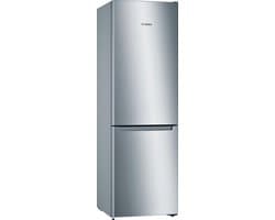 Bosch KGN33NLEB - Serie 2 - Koelkast - Koel-vriescombinatie - Total No Frost - nooit meer ontdooien- Perfect Fit: zet je koelkast strak tegen de wand of in een nis - RVS — thumbnail 1