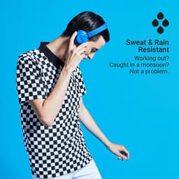 JAM Been There - Hoofdtelefoon - Hoofdtelefoon bluetooth - koptelefoon bluetooth - blauw — thumbnail 4
