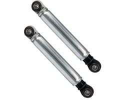 Multaparts® schokbrekerset geschikt voor Miele/Bosch wasmachines met Ø 8 mm bevestiging | Geschikt voor machines tot 1400 toeren | Lengte 190 - 275 mm (h.o.h. gemeten) | Alternatief voor 4500826 e.a. — thumbnail 1