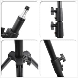 HiCHiCO® Lampstandaards 280cm met veerdemping - Lamp statief 280cm - Lichtstatief 280cm - Statieven 280cm - Light Stand 280cm - statief Verlichtingssysteem 280cm - Heavy Duty Light Stand 280cm 1Paar — thumbnail 4