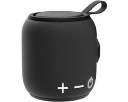 Thuys – Douche Speaker – Badkamer Speaker – Bluetooth – 8cm x 8cm x 9cm – Zwart