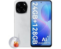 Blackview COLOR 6 Smartphone - 24GB RAM - 128GB ROM - 6.67 Inch - 5000mAh - Dual 4G LTE - Android 15 - OTG - Wit