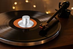 Platenspeler aandrukgewicht - LP stabilisator - LP speler -  Levay ® — thumbnail 2