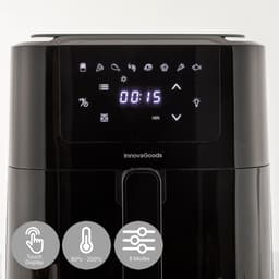 Pack Luchtfriteuse met mand en Opvouwbaar siliconen mandje voor airfryer InnovaGoods — thumbnail 21