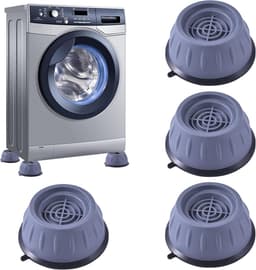 Wasmachinevoetjes - schokbestendig - wasmachine schokdemper - meubelvoetjes - droger, ijsbodem, 4 stuks — thumbnail 1