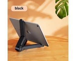 Universele tablet - Telefoon Standaard - Tablet houder - Telefoon houder - Geschikt voor iPad Galaxy Tab of e-reader - zwart