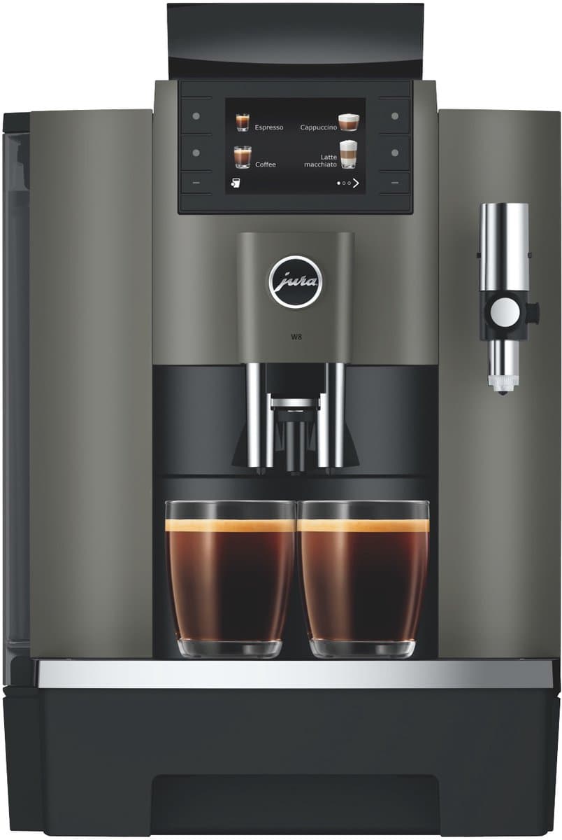 JURA - W8 Dark Inox (EA) - Volautomatische espressomachine - Zakelijk — afbeelding 1