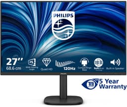 Philips 27B2N3500J/00 computer monitor 68,6 cm (27") 2560 x 1440 Pixels 2K LCD Zwart — thumbnail 5