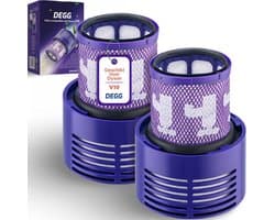 DEGG® - Hepa Filter Geschikt voor Dyson V10 - Wasbaar - Vervangt Dyson V10 Filter - Onderdelen - Duurzaam - Premium Kwaliteit - 2 STUK(S) CONTROLEER UW MODEL !