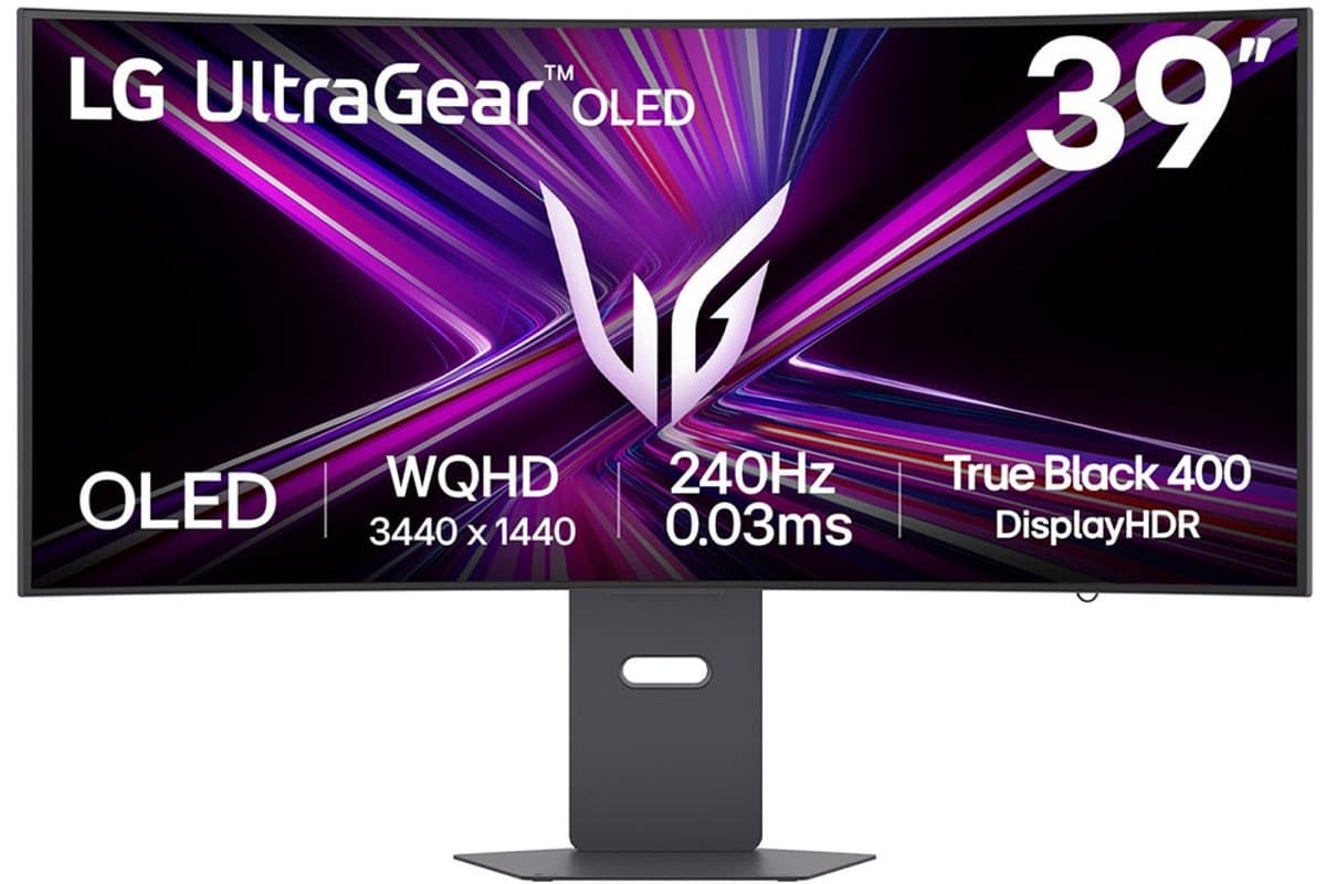 LG 39GX900A-B computer monitor 99,1 cm (39") 3440 x 1440 Pixels Wide Quad HD OLED Zwart — afbeelding 1