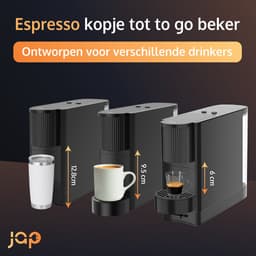 JAP Appliances Capsura - Koffiecupmachine - Instelbare kopjesvolume 30 - 200 ml - Koffiemachine met cups - Koffie machine - Koffiezetapparaat — thumbnail 3