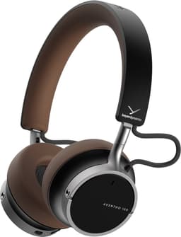 Aventho 100 Bluetooth On-Ear Headphones, brown — thumbnail 1