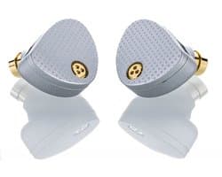 Moondrop Aria 2 - In-Ear Monitor - IEM - Dynamische Driver - Audiofiele Oordoppen - Verwisselbare Kabel - Comfortabele Pasvorm - Zilver
