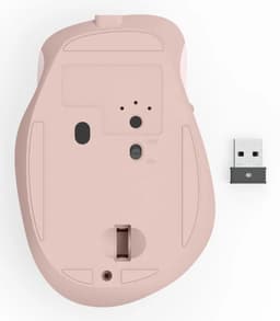 Hama WM-500 - Optische draadloze muis - 6 knoppen - 2.4 GHz RF - Stil - Oplaadbaar - Roze — thumbnail 3