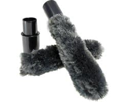 Dparts wasbare stofwisser stofzuiger opzetstuk - Geschikt voor Luxaflex en lamellen - Stofzuigermondstuk plumeau borstel - Stofzuigerborstel Jaloezie Reiniger - Schoonmaken hulpstuk