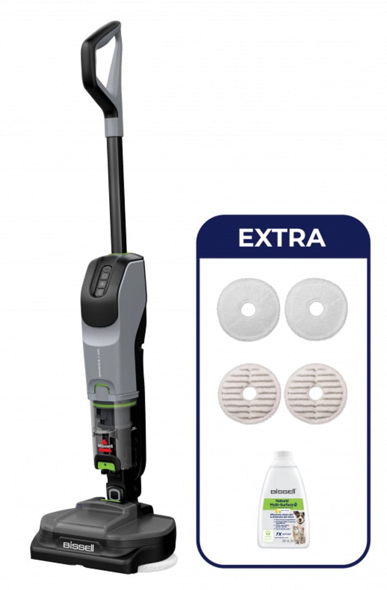 BISSELL – 3898N – Draadloze SpinMop & Stofzuiger – 70 min – Huisdieren — afbeelding 1