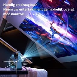 Mini Beamer - Projector met Wifi - Bluetooth — thumbnail 2