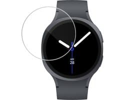 Screenprotector - Geschikt voor Samsung Galaxy Watch 8 (44 mm) - Sterk & Shockproof - Tempered Glass - Gehard Glas - Beschermglas Screen Cover - Bescherm Protector voor Smartwatch