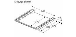 wit superp + tabl kit sl wtr/wtx - bosch - WTZ27500 — thumbnail 3
