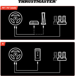 Thrustmaster T98-P Ferrari 296 GTB - Racestuur met pedalen - voor PS5, PS4 en PC - Geschikt voor Forza Horizon 6 (PC) — thumbnail 11