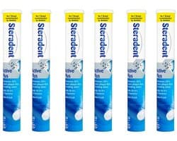 Steradent Reinigingstabletten - Active Plus 6 x 30 Tabletten