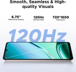 DOOGEE Note 59 Pro 5G - Smartphone - Mobiele Telefoon - 32 GB RAM+ 256 GB ROM (2TB/TF) - Android 15- 6,75 inch HD & 120Hz IPS - 6250 mAh - UNISOC T8200 - AI camera - Face ID - Widevine L1 - Goud — thumbnail 2