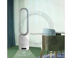 Everylimit - Bladeless Fan - Electrische koeling - Air Tower - Afstandsbediening - Geluidsarm - 8 windsnelheden - Tafel of vloermodel - 2 uurs timer