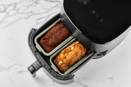 Lékué Airfryer Ovenschaal Rechthoek - Set 2-delig - Glas - Transparent — thumbnail 10