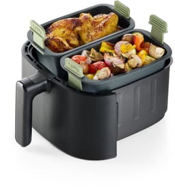 Lékué Airfryer Bakvorm Rechthoek 20 cm - Siliconen - Grey — thumbnail 10