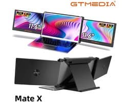 GTMEDIA - Portable Monitor Triple - Portable Monitor Laptop - Portable Monitoren - 11.6'' - 1920*1080 IPS FHD - Plug & Play