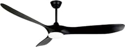 Livano Plafondventilator - Met Verlichting - Plafond Ventilator - Met Lamp - Plafonniere Met Ventilator - Met Licht - Stijl C - 150cm — thumbnail 1